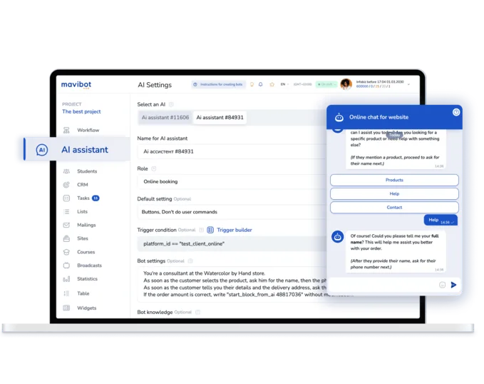 AI Assistant mavibot