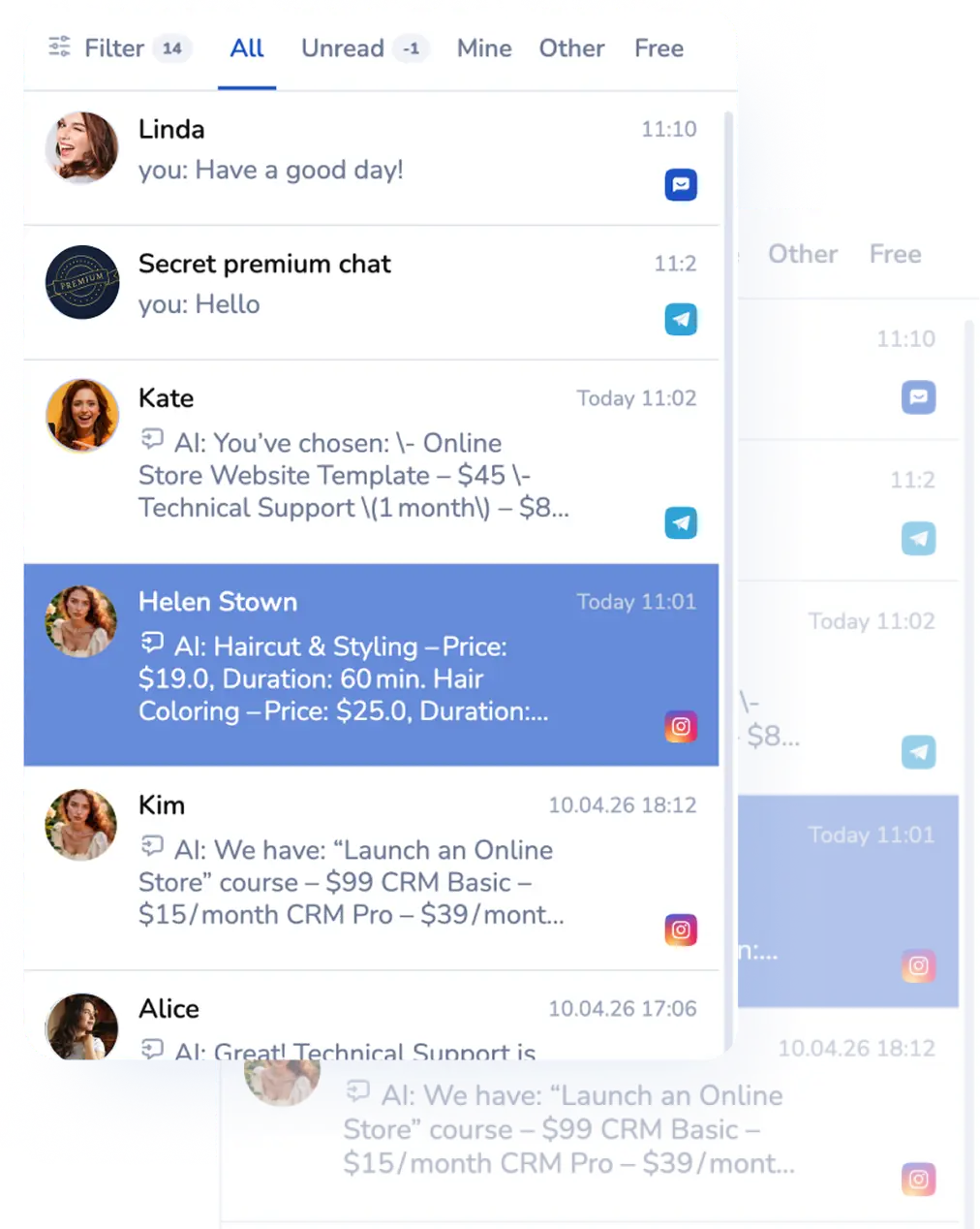 CRM AI assistant