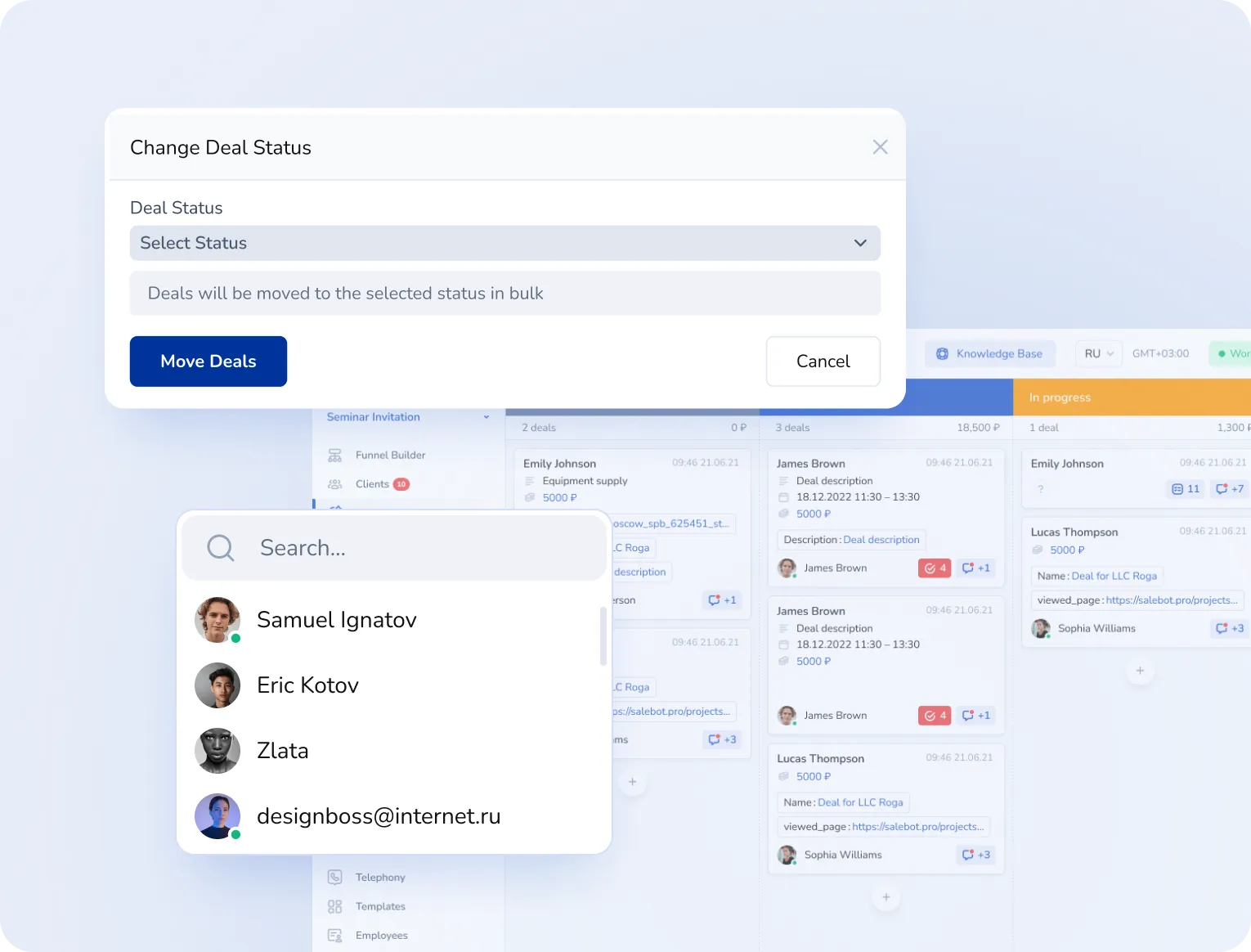 Seguimiento de etapas