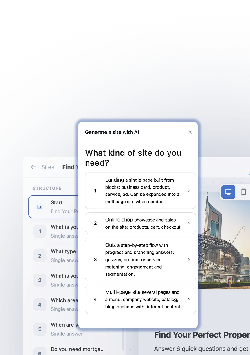 Why choose our quiz builder