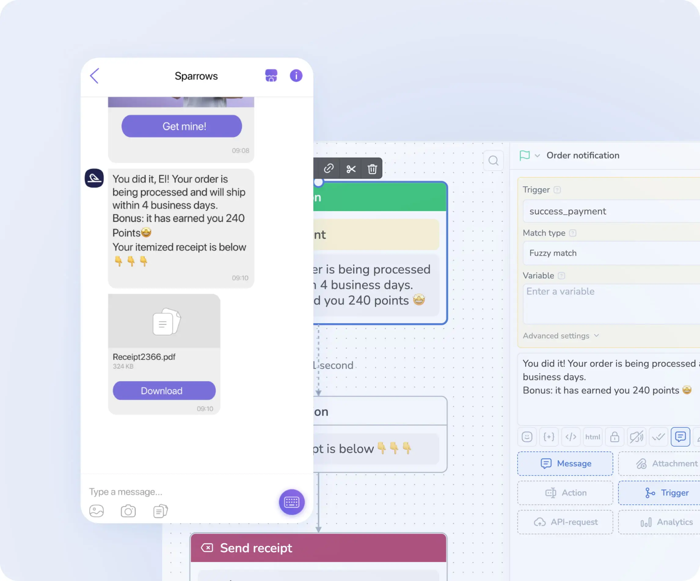Automate your sales flow
