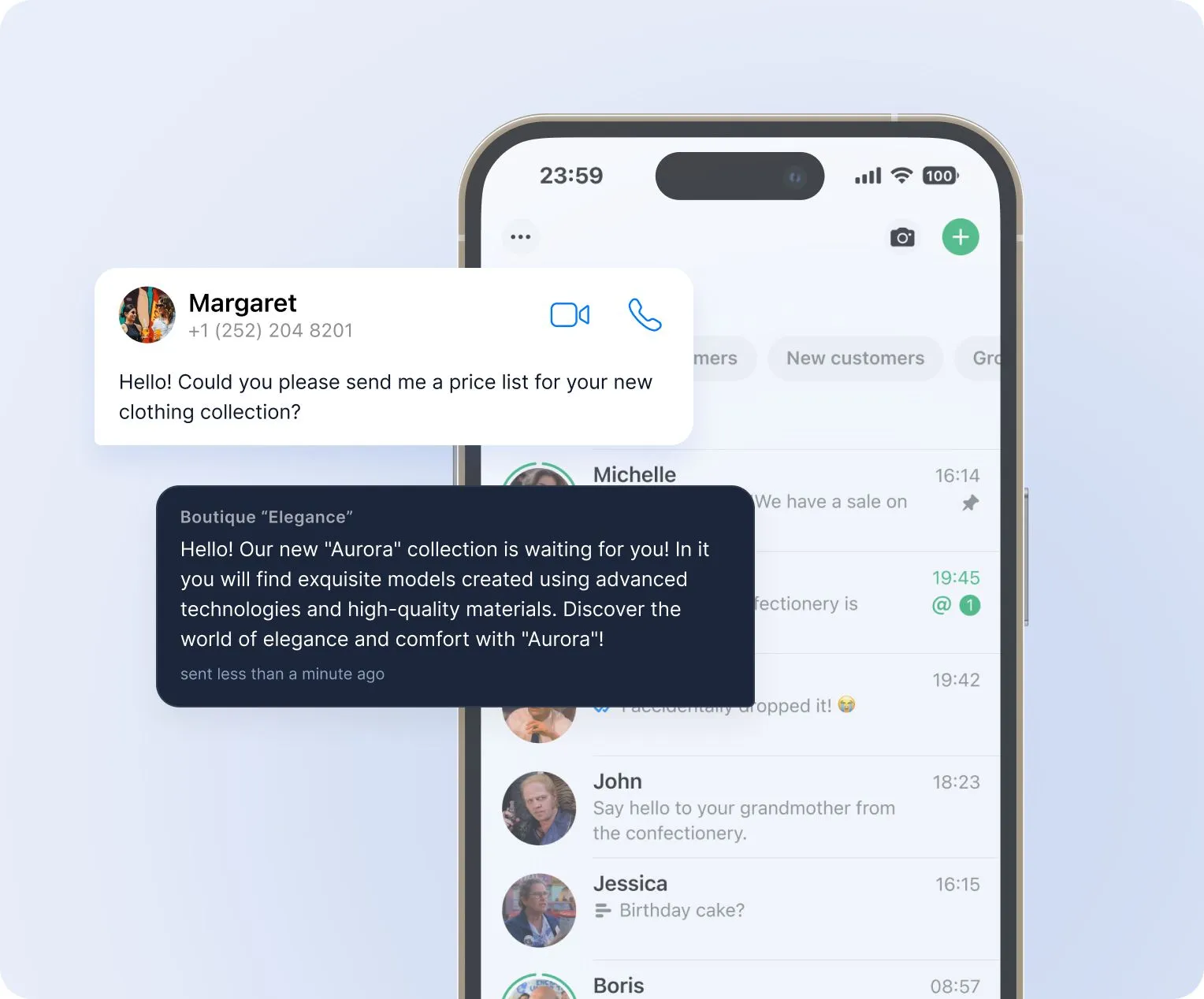 Ответ клиентам 24/7