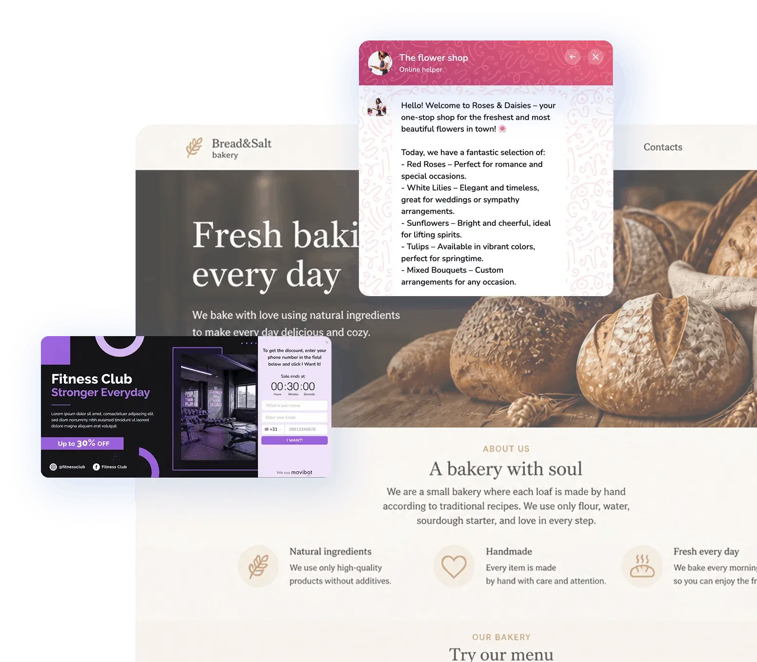 Widgets interface